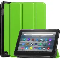 Lobwerk Cover für Amazon Fire 7 2022 12 Generation 7 Zoll Tablethülle Schlank mit Standfunktion und Auto Sle