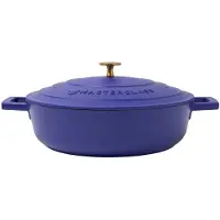 Masterclass Elektrische Stielkasserolle de Aluminiumguss, blau, 28 cm, 4 Liter, im Geschenkkarton de