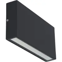 HOFTRONIC™ Otis M LED Wandleuchte 10W 1320lm 2700K IP54 Schwarz Dimmbar