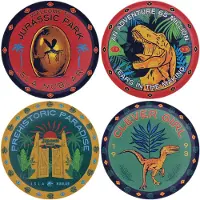 Fanatik Jurassic Park 4 Pack Untersetzer