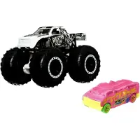 Hot Wheels Monster Trucks Skeleton Crew + auto