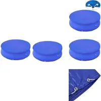 vidaXL Poolabdeckungen 2 Stk. für 360-367 cm Runde Aufstellpools - Poolabdeckungen & -unterlagen