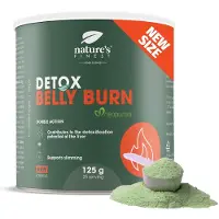 Nature First Nature's Finest Detox Belly Burn - Ergänzung zum Entgiftung, Abnehmen und Fettverbrenner 125 g Pulver