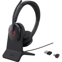 Yealink BH74 mit Ständer Teams USB-C/A Headset, Kabellos, Büro/Callcenter, 162 g, Kopfhörer, Schwarz