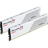 G.Skill Ripjaws S5 F5-6000J3036F48GX2-RS5W, 96 GB, 2 x 48 GB, DDR5, 6000 MHz, 28... - Ripjaws S5 F5-6000J3036F48GX2-RS5W. Komponente für: PC