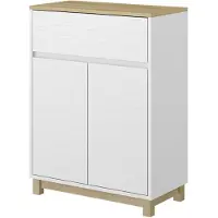 Vicco Midischrank Livia Weiß 60 x 80 cm mit Schublade, Model 50148