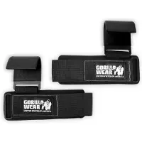 Gorilla wear Gewichtheberhaken - Schwarz/Weiß