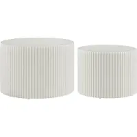 SalesFever Couchtisch 2er Set Weiß