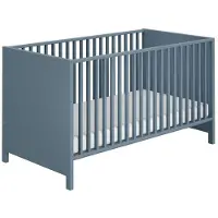 PAIDI Kinderwelten Babybett Olli , blau , Maße (cm): B: 76,2 H: 83,3