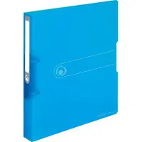Herlitz Ringbuch 11205762 DIN A4 2Ringe 25mm transparent blau