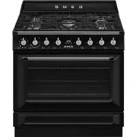 Smeg Tr90gm 90 Cm Gasherd Mit Backofen 5 Brennern