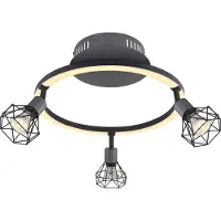 Globo Lighting |Strahler Metall Graphit, LED