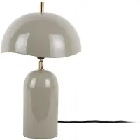 Leitmotiv - Tischleuchte Querido - Dunkelgrau - Ø25cm Tischlampe - Nachttischlampe, Wohnzimmer, Schlafzimmer