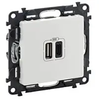 Legrand 753106 Valena Life 2XUSB A+C 2-modulig 3A Farbe: Ultraweiß