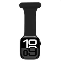 IMoshion Pflegekräfte Silikonarmband für Apple Watch | 44/45/46/49 mm - Schwarz