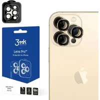 3MK Lens Protection Pro iPhone 15 Pro 6.1" ciemnozłoty/dark gold Ochrona na obiektyw aparatu z ramką