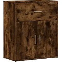 vidaXL Sideboard Räuchereiche 60x31x70 cm Holzwerkstoff