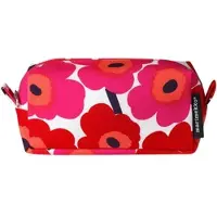 Marimekko - Tiise Mini Unikko Kosmetiktasche, rot / weiß