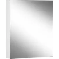 Schneider EASY Spiegelschrank, ohne Beleuchtung, eine Tür, Bandung wechselbar, 595x120x700mm, 177.060.00.02
