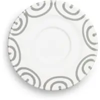 Gmundner Keramik Graugeflammt, Unterteller Cappuccino (Ø14cm)