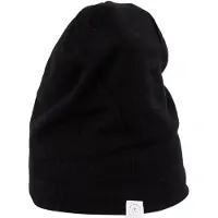 CASH-MERE.CH Bio Wendebeanie in Schwarz und Hellgrau | Gr.: onesize