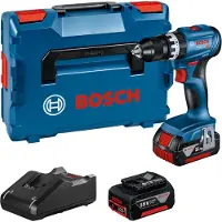 Bosch Akku-Schlagbohrschauber GSB 18V-45, 2 x Akku GBA 18V 3.0Ah in L-BOXX