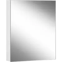 Schneider EASY Spiegelschrank, ohne Beleuchtung, eine Tür, Bandung wechselbar, 495x120x700mm, 177.050.00.02, Ausführung: ohne Steckdose