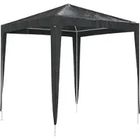 The Living Store Profi-Partyzelt 2x2 m Anthrazit