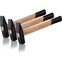 Stahlwerk 3 x Hammer Schlosserhammer 300g robuster Stahlkopf, Griff aus Hickory
