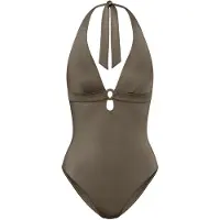 Triumph Badeanzug "Midnight Swim" in Khaki - 42D-Cup