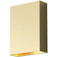 Artdelight Schlanke Wandleuchte Memphis Gold gebürstet