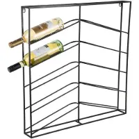 PT Living Wijnrek Cuadro - Zwart - 67x7.5x66cm - Scandinavisch (PT4270BK)