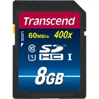 Transcend SDHC 8GB Class 10 UHS-I 400x Premium