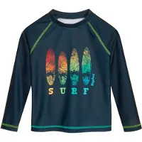 Playshoes Badeshirt "Surf" in Dunkelblau/ Bunt - 86/92