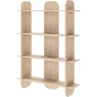 NADUVI Collection | 4er-Set Demeter Wandregale Natürlich aus MDF 107x149x28 cm | NADUVI