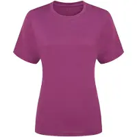 Rab Crimp Logo Damen T-Shirt-Lila-L