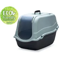 Beeztees Katzentoilette Romeo Eco grau-schwarz