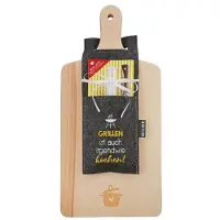 Gilde Holz Schneidebrett Set Grillen