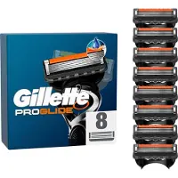 Gillette Proglide Rasierklingen Herren, 8 Original Ersatzklingen, Schwarz