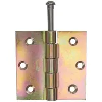 GAH Alberts Alberts Scharnier quadratisch, versenkte Schraublöcher, 76 x 76 x 2 mm, Stahl verzinkt