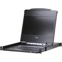 Aten CL6700MW KVM-Konsole, LCD, DVI, HDMI Full HD, US-Layout