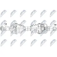NTY NPW-CT-051 Antriebswelle Vorne Links Vorne für CITROËN C5 III Kombi (RW) passend für PEUGEOT 407 SW (6E) 407 (6D) 407 SW Kasten / Kombi (6E)