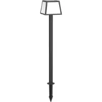 Eglo Solar-LED-Wegeleuchte Altilia, Höhe 106 cm, schwarz, Sensor Altilia, schwarz, Kunststoff, Modern, Solarleuchten
