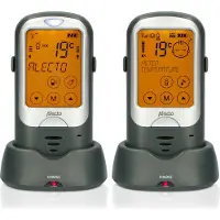 Alecto DBX68GS - Babyphone für den Außenbereich mit langer Reichweite, anthrazit / schwarz