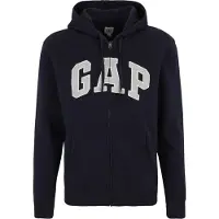 Gap Sweatshirt mit Kapuze, Kordelzug, Kängurutasche und Grafikprint Größe S