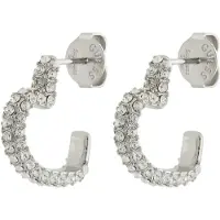 GUESS Beloved Pave Heart Ohrringe