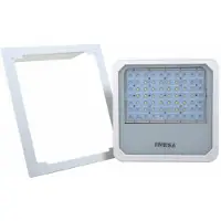 INESA LED Tankstellenleuchte Einbauleuchte & Aufbauleuchte GFD301 80W IP65 9600lm Tageslicht 5000K asymmetrisch