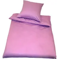 Kinzler Baumwoll-Satin-Bettwäsche 135 x 200/80 x 80 cm, Flieder 135x200