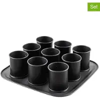 Dr. Oetker 10tlg. Set in Schwarz - onesize