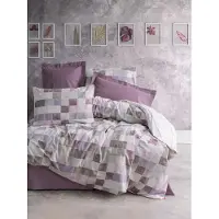 L'essentiel Maison , Maro - Dusty Rose, Ranforce Einzelbettbezug-Set (FR), Staubige Rose, 100 % BAUMWOLLE RANFORCE, 140 x 200 cm